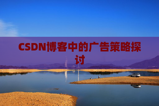 CSDN博客中的广告策略探讨